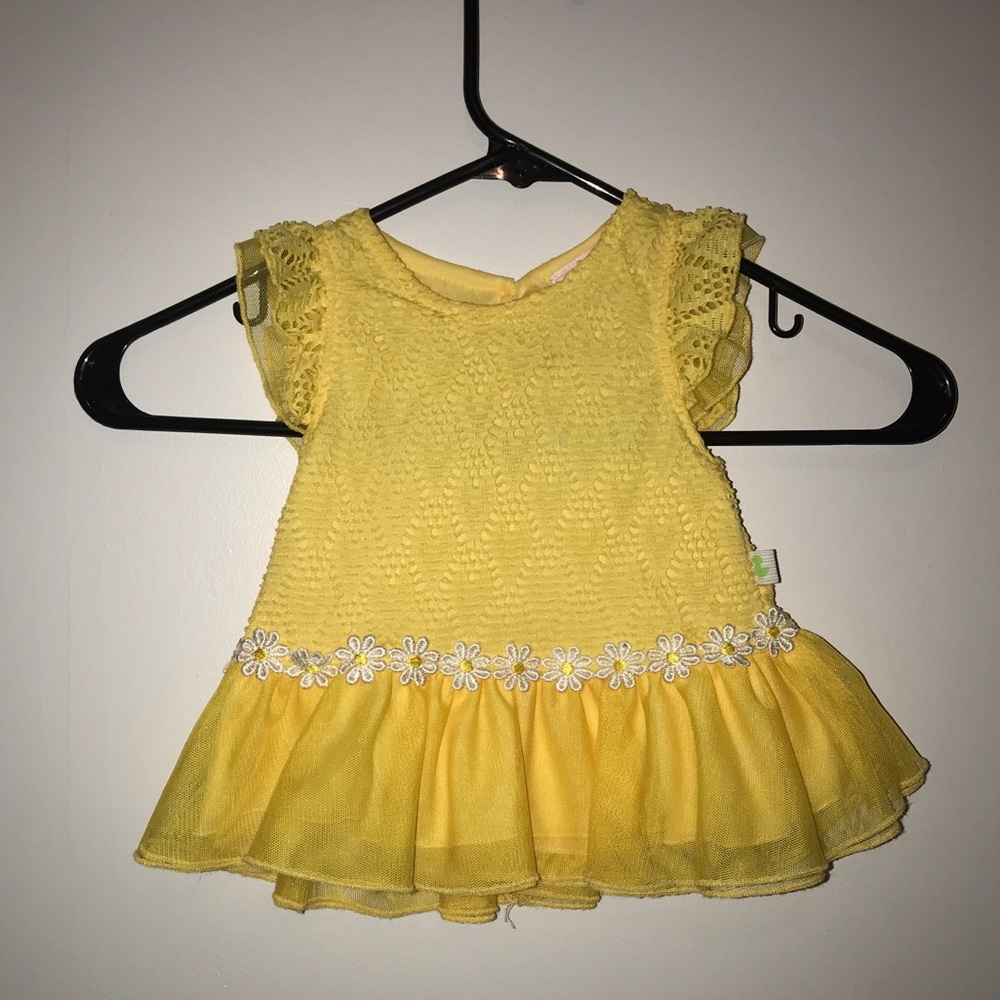 Duck.duck goose yellow sundress.